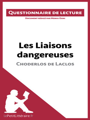 cover image of Les Liaisons dangereuses de Choderlos de Laclos